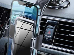 YFYYF Phone Mount for Car Phone Holder Mount for Dashboard Windshield Military Grade Suction & Stable