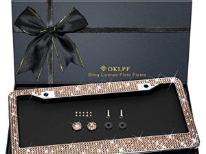 Bling License Plate Frame for Women