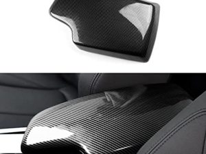 Car Armrest Cover Lid Storage Box Sticker Carbon Color ABS Decal Trim fits for BMW F30 2012 2013 2014 2015 2016 2017 2018 2019 Accessories