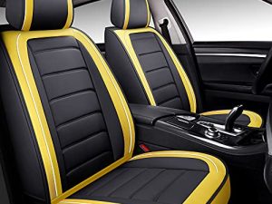 BABYBLU Leather Car Seat Covers Full Set for Women，Men