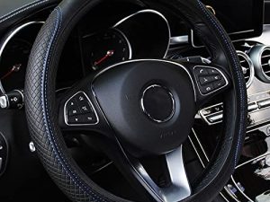 Leather Car Steering Wheel Cover