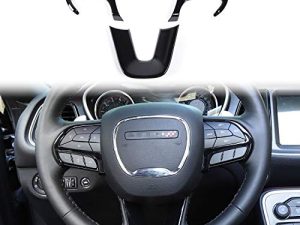 Voodonala for Challenger Steering Wheel Trim for 2015-2019 Dodge Challenger Charger