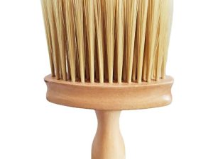 Ajxn 1 PC High Density Ultra Soft Detail Brush Car Interior Dust Brush Car Detailing Brush Soft Hair Wooden Brush Deep Cleaning Keyboards Laptop Sofa Dusting Brush (Yellow)