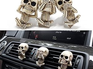Skull Car Air Freshener Clips