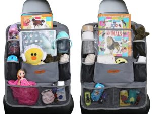 SURDOCA Car Organizers and Storage - Car Seat Organizer with 10.5-inch Clear Tablet Pocket