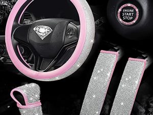 Set of 5 Bling car Accessories for Women Girly