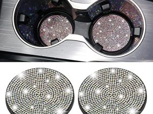 SINGARO Bling Cup Holder Coasters for Car